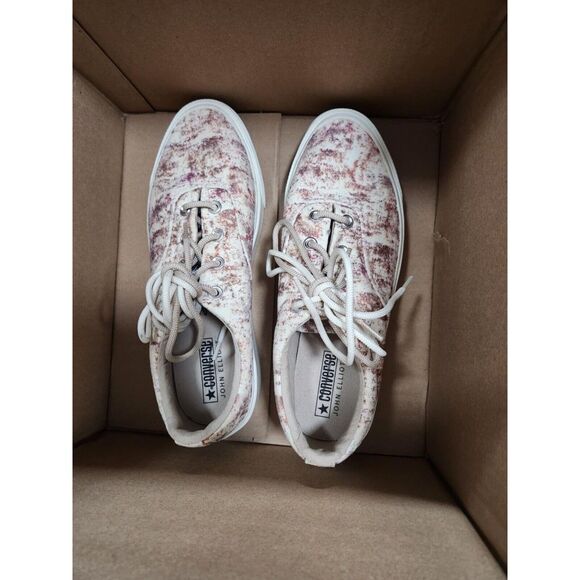 Converse x John Elliot Skid Grip OX Shoes 172577C White Brown Tan Size 10 W main image 13